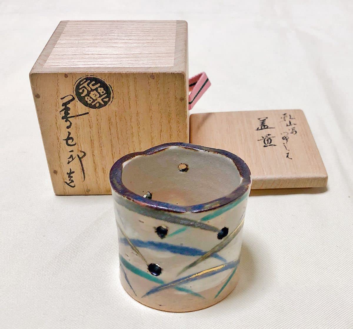 16代永楽善五郎 即全 織部瓢絵 蓋置 茶道具 栗山園オンライン